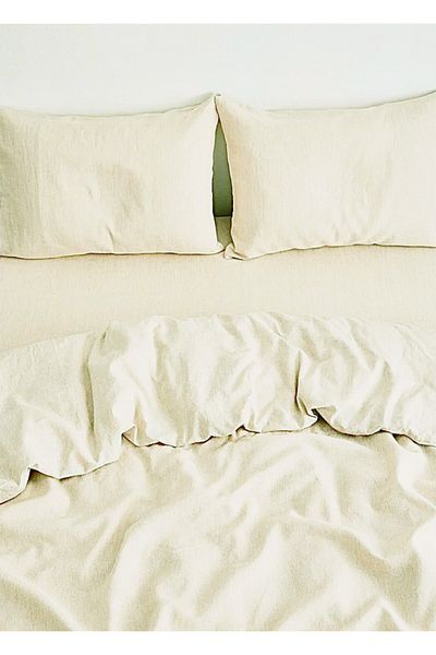 PIRILTI COLLECTION Double Personality Linen Bedding Set (100% Washed French Linen)