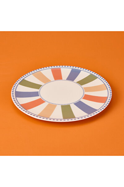 Evidea Kitchen Colourful Servis Tabağı - Renkli - 25 cm