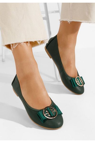 B T Shoes Balerini dama Trisha verde