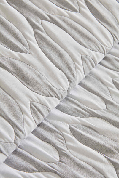 Kaşmir Home Juliette Çift Kişilik Yatak Örtüsü Gri