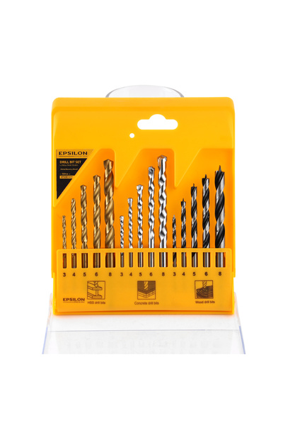 KRYPTON مجموعة رؤوس مثقاب إبسيلون - EPSDB1417/ عبوة من 15 قطعة