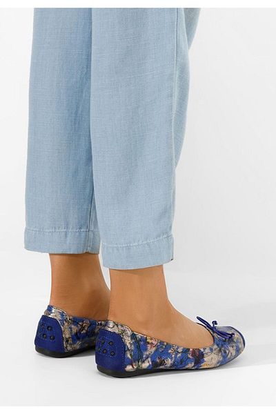 B T Shoes Balerini dama Doriya V2 albastri