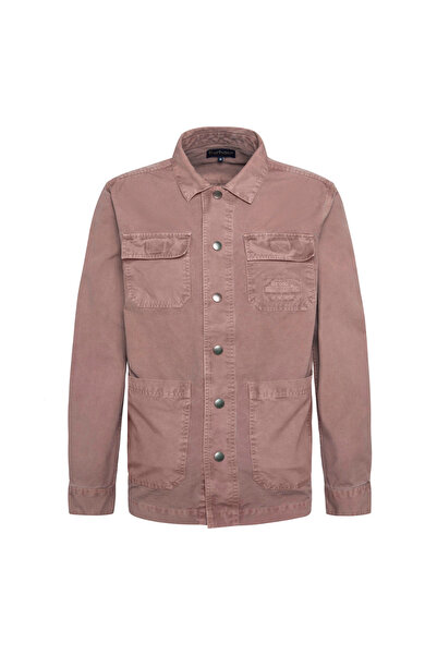 Barbour Grindle Cargo Overshirt PU17 Washed Heather