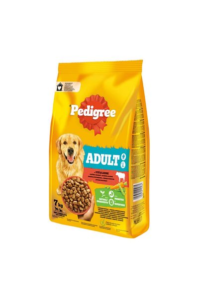 Pedigree hrana uscata pentru caini, Adult M/L, vita si legume, 7 kg