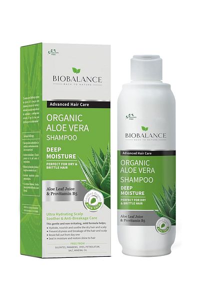 Biobalance Organic Aloe Vera Shampoo, 330 Ml