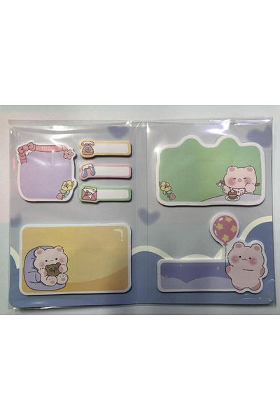 Gıpta Gipta Adhesive Patterned Note Papers Set