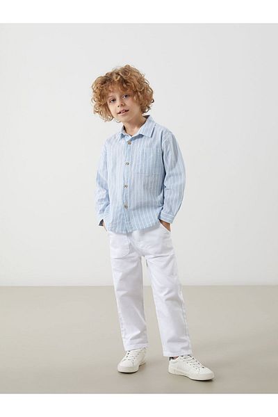 LC Waikiki Long Sleeve Striped Boy's Shirt