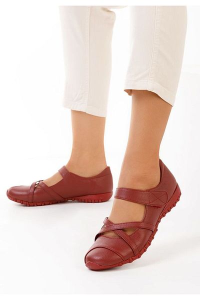 B T Shoes Balerini sport Espada rosii