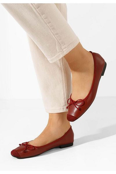 B T Shoes Balerini dama Sarina grena