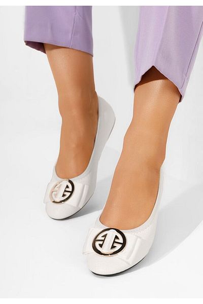 B T Shoes Balerini dama Elaith albi