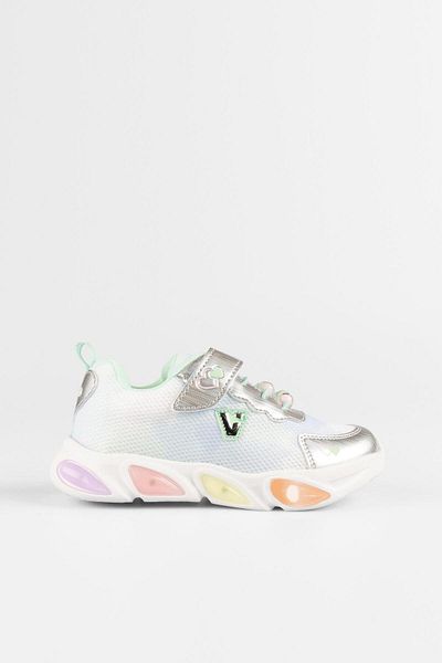 Vicco Gelato Lighted Girls Preschool White Sneakers