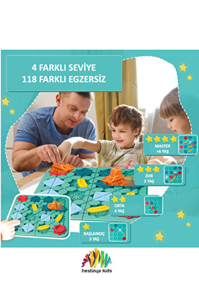 HESTİNYA TOYS Code & Go Kodlama Oyuncağı, Stem, Mantıksal Yol Yapım Oyuncağı, Eğitici Oyuncak, Zeka Ve Akıl Oyunu