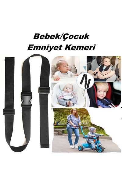 Ferdys Baby/Child 2 Point Seat Belt, High Chair Strap, Stroller Seat Belt
