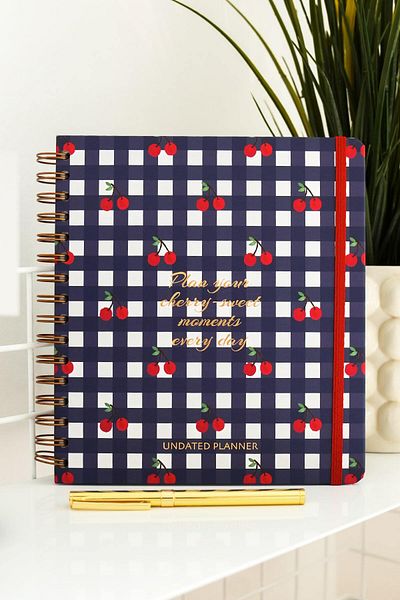 Matt Notebook Timeless Planner Square Agenda (Cherry-Owned)