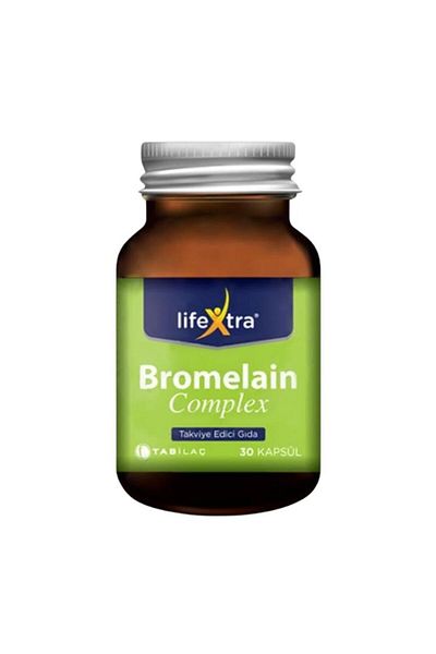 Tab İlaç Lifextra Bromelain Complex 30 Capsules