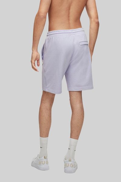 HUGO Relaxed Fit Cotton Terry Shorts with Handwritten Logo
