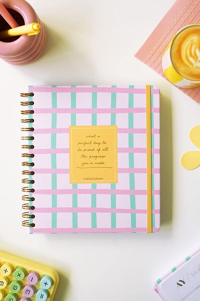Matt Notebook Indefinite Planner Square Agenda