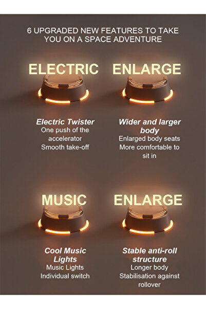 Ma Baby Kids Electric Twist Car, With Light, Music And Flashing Wheels,6V Battery Powered Ride On Car Toy