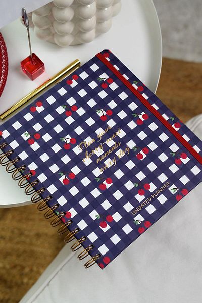 Matt Notebook Timeless Planner Square Agenda (Cherry-Owned)