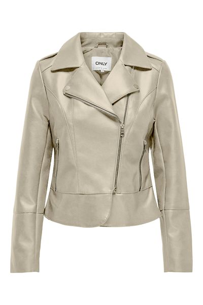 ONLY Onlkristel Faux Leather Biker Women's Leather Jacket 15336105