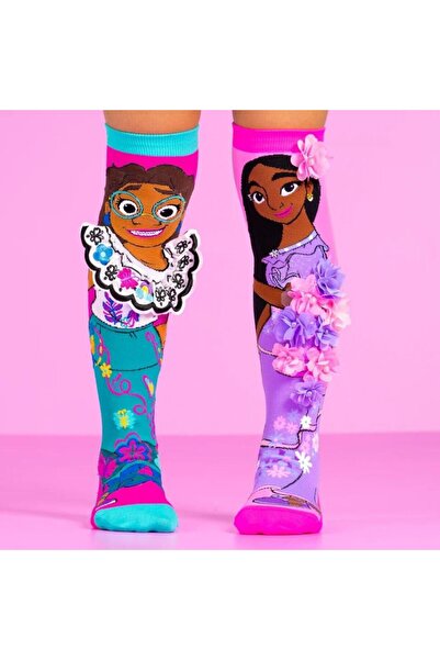 MADMIA Șosete lungi colorate Madmia pentru fete fantasy Encanto 3-5 ani