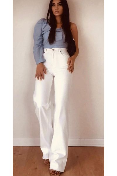 jsshop collection New Season Palazzo High Belt Pants