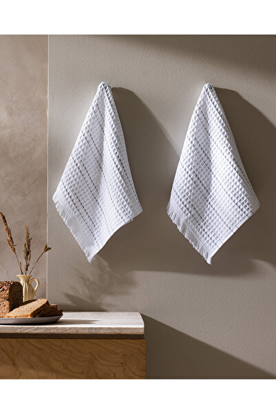 Madame Coco Σετ Πετσέτες Κουζίνας Ruben Cotton - Λευκό