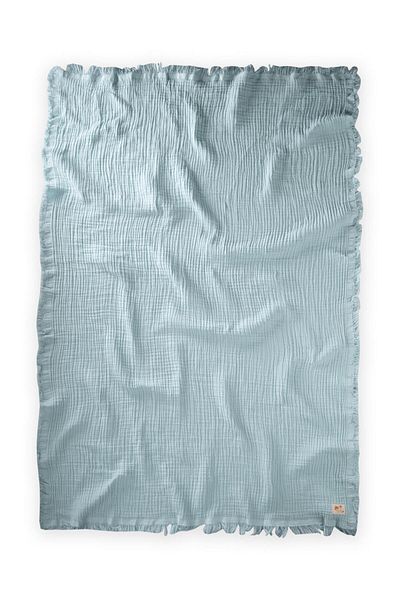 Cigit Four Layers Tasseled Blanket 80X120 cm Mint Green