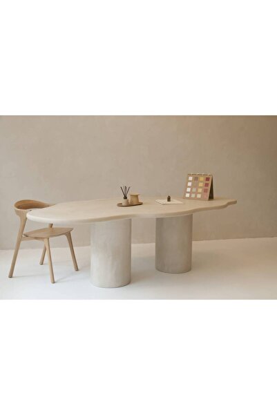 Deer Mobilya Vulcan Organik Yemek Masası 200CM