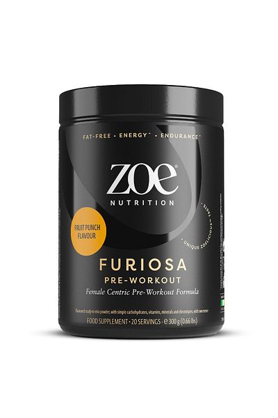 zoe nutrition Furiosa Pre-workout, Fruit Punch, 300 Gm