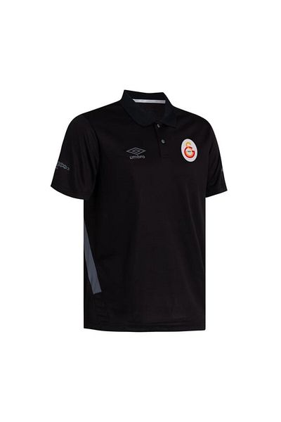 Galatasaray تي شيرت بولو أسود مرخص
