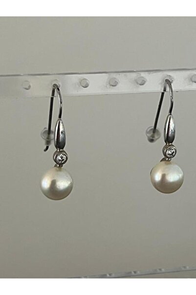 Mersin Alzheimer Derneği İncili Taşlı Küpe Boy:3Cm