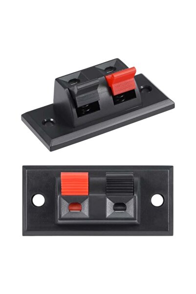 Genel Markalar 2li Hoparlör Terminal Soketi Panel Montaj Tip Yaylı soket Spea...