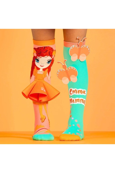 MADMIA Șosete lungi colorate Madmia pentru fete fantasy Emma Mema 6-99 ani