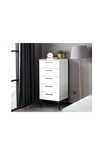 Vivense Life Yüksek Şifonyer, 5 Çekmeceli