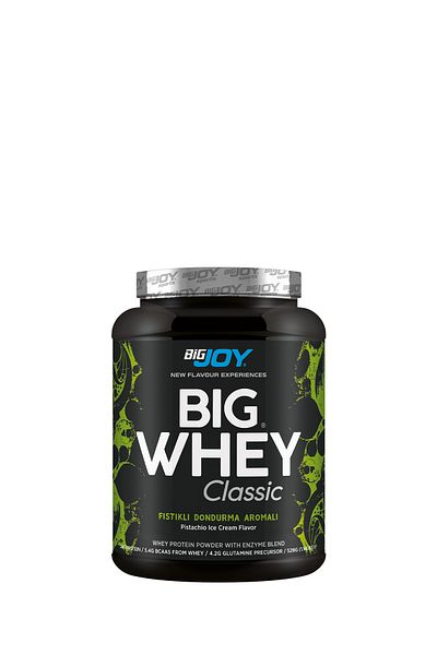 Bigjoy Sports Whey Protein Big Whey Classic 528Gr 16 Servis Pistachio Ice Cream Flavored Protein Powder