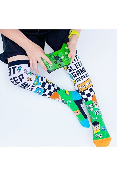 MADMIA Șosete lungi colorate pentru băieți Game 3-5 ani