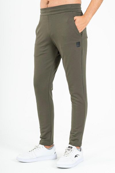 MARATON Regular Men's Skinny Leg Light Khaki Sweatpants 21602