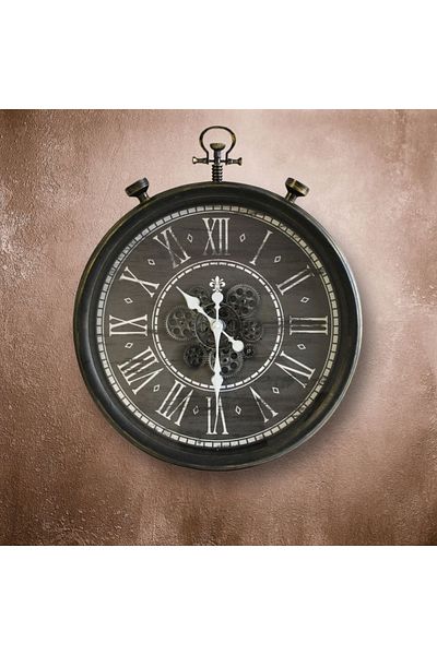 BM GİFT DESİGN Pocket watch design wall clock 60cm