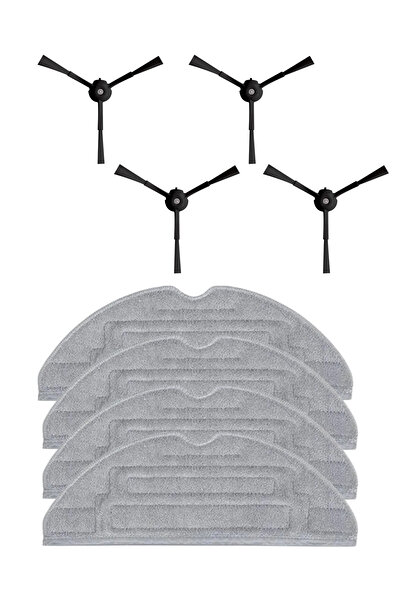 ROPALDE Roborock S8, S8+ (Plus), S8 Pro Ultra Robot Aspirator compatibil 8 părți - Set de piese de schimb