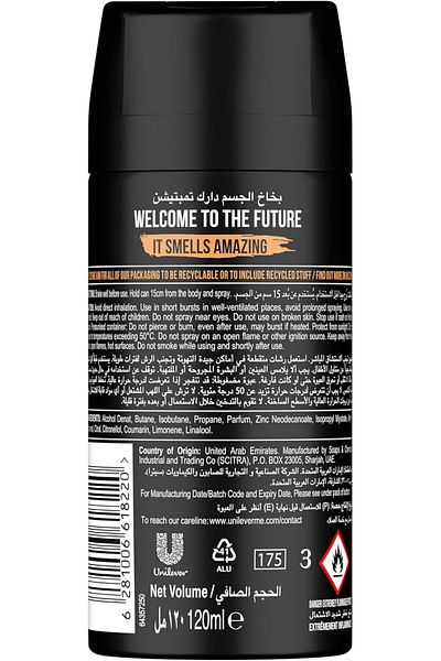 Axe Mini Body Spray, 120ml