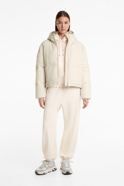 Oysho PrimaLoft® water-repellent crop padded jacket