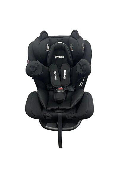 YOYKO Bear 360 ° SİYAH Dönebilir Yatabilir 0-36 Kg Oto Koltuğu ISOFIX/SIP/LATCH