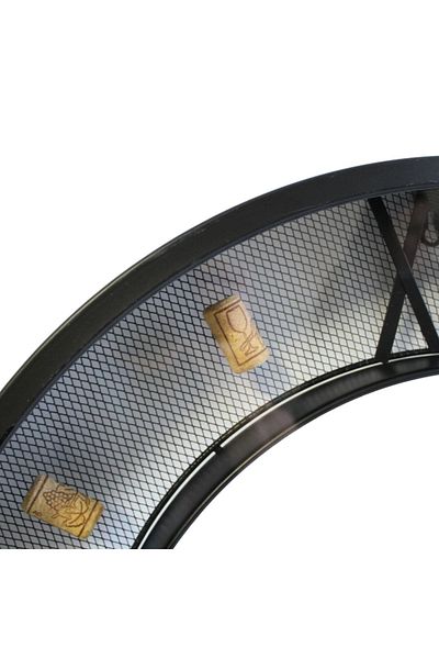 BM GİFT DESİGN Wine bottle cork wall clock 57 cm