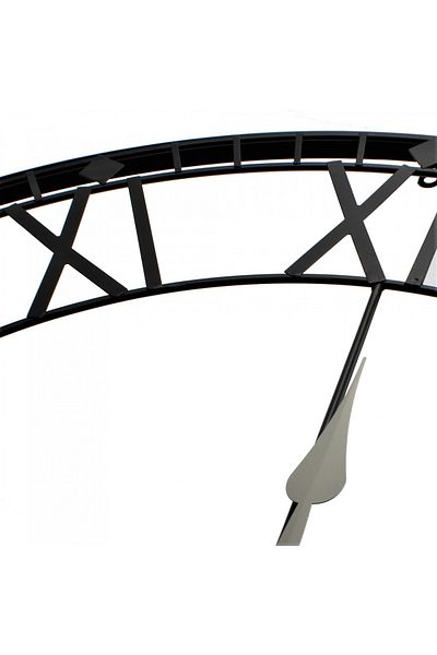 BM GİFT DESİGN Metal wall clock 88cm black