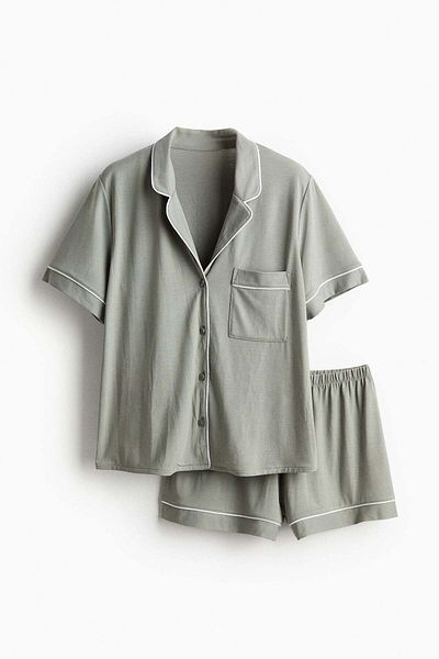 H&M Pyjama Shirt And Shorts