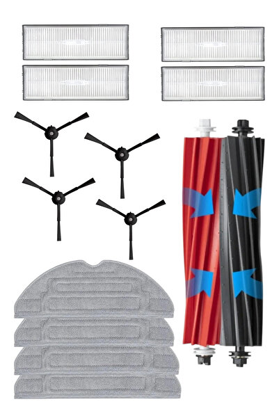 ROPALDE Roborock S8, S8+ (Plus), S8 Pro Ultra compatibil cu aspiratorul robotizat 14 piese - Set de piese de schimb