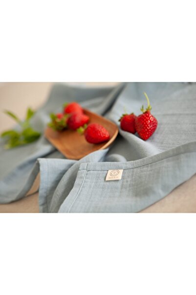 Socha&Co Açık İndigo  Müslin Kurulama Bezi