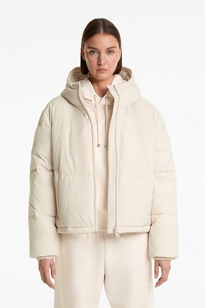 Oysho PrimaLoft® water-repellent crop padded jacket