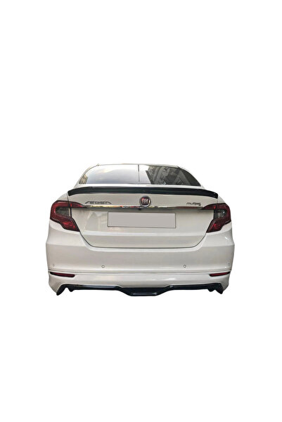 Genel Markalar Fiat Egea Spoyler Plastik Spoiler Parlak Siyah